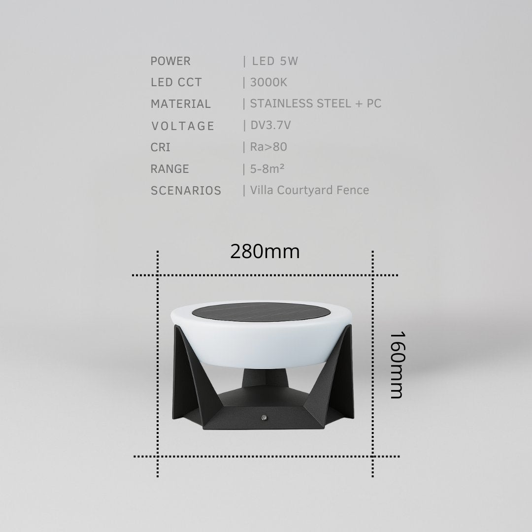Torra – Solar Bollard Light