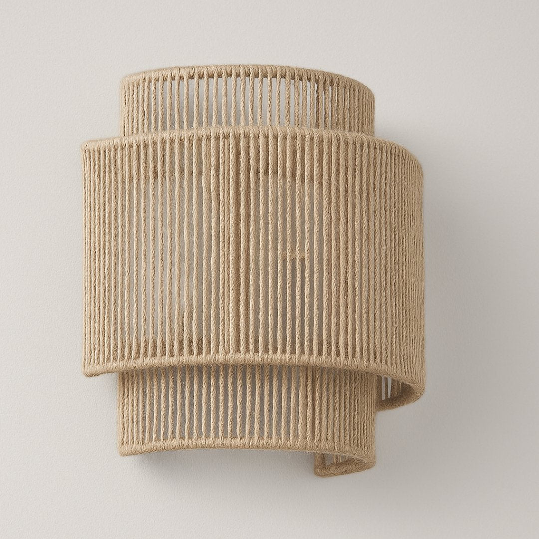 Rawa – Layered Jute Wall Light