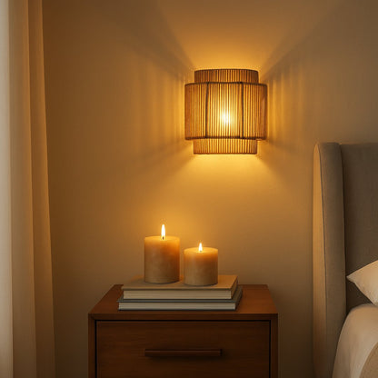 Rawa – Layered Jute Wall Light