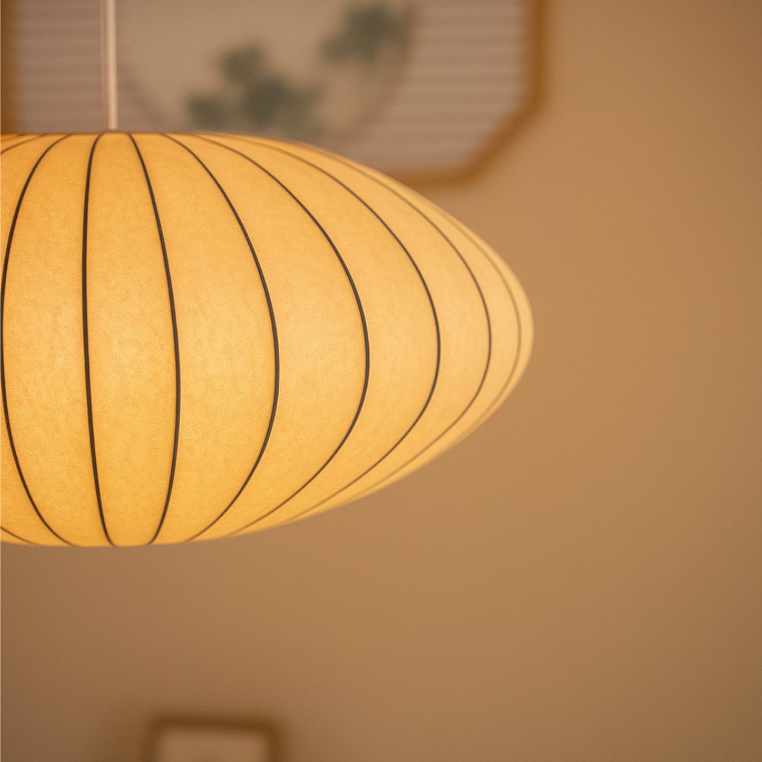 Satori – Pleated Silk Pendant Light