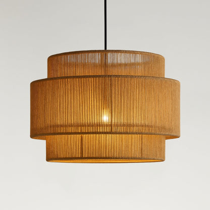 Rawa – Layered Jute Pendant Light