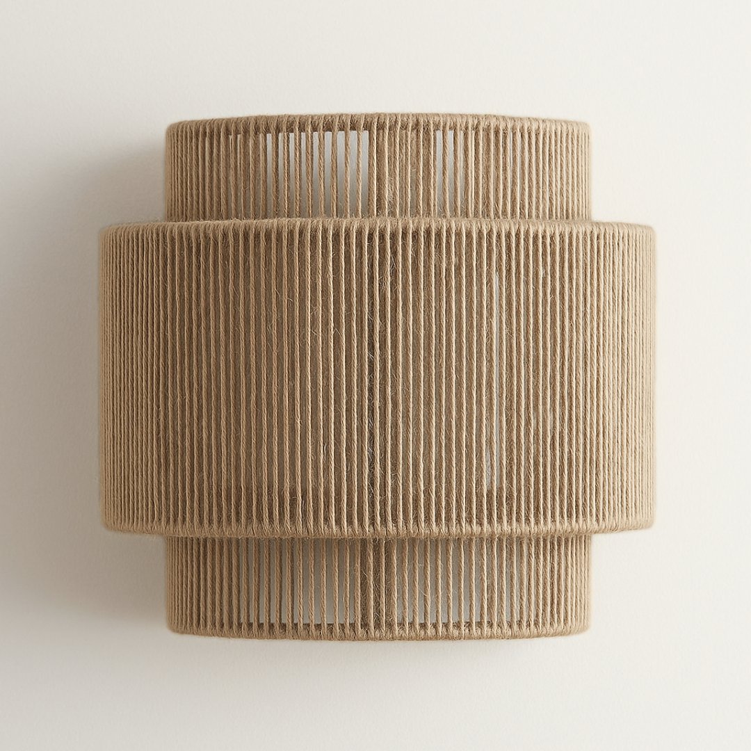 Rawa – Layered Jute Wall Light