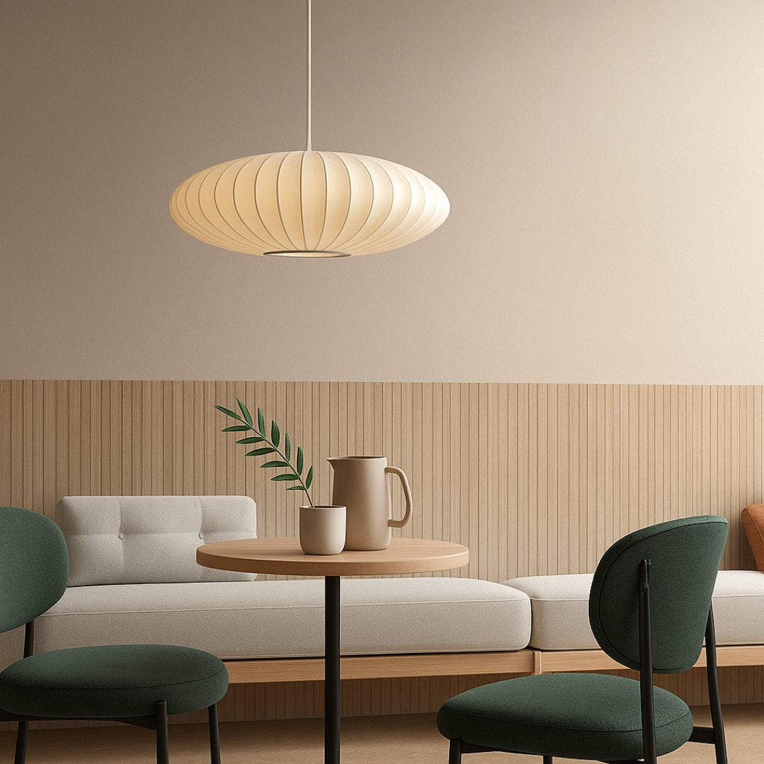 Satori – Pleated Silk Pendant Light